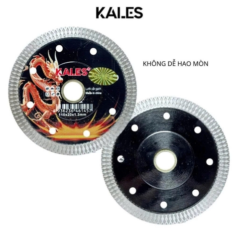 Lưỡi Cắt Gạch Răng Lưới Con Rồng - Chống Rung 110mm | KALES
