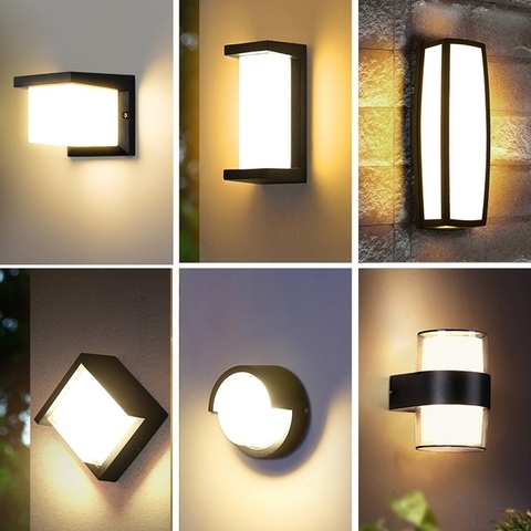 Đèn LED Gắn Tường chiếu sáng ngoại thất và trang trí cảnh quan sân vườn