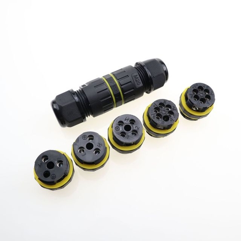 Cầu Đấu Nối Dây Điện Đèn LED Ngoài Trời đầu siết cáp M16, M20, M25..lõi 2, 3, 4, 5, 6pin Chống nước, Ngoài trời IP68 - Linh kiện đèn led Zalaa
