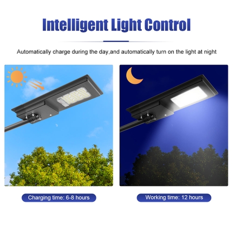 Đèn Đường Năng Lượng Mặt Trời All In One ZALAA 3000LM ZL-CH-CL-Mini Cao Cấp