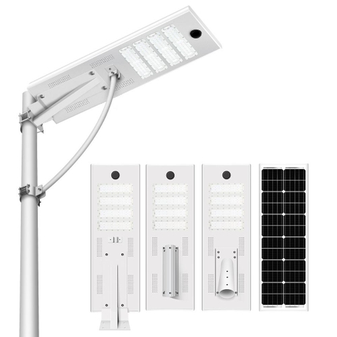 Đèn Đường Năng Lượng Mặt Trời Liền Thể Vỏ Nhôm Chịu Nhiệt Cao ZL-QBD-SE04-WZH ZALAA
