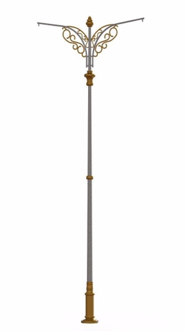Đèn đường cao cấp kiểu mã sản phẩm ZODER037 Mai chiếu thủy lắp cột cao 8-12m