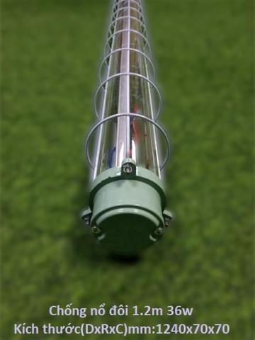 Máng chống nổ đôi 1,2m Led tuyp gắn trần 2x18W EXII BT06