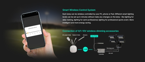 Đèn Sân Thể Thao Ghép Module Barrett Y ZSG-BA-Y 1000W đến 1800W | Zalaa/Soga Smart Lighting