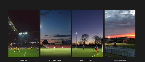 Đèn Sân Thể Thao Hình Tròn Luna ZSG-LUNA 300W đến 800W | Zalaa/Soga Smart Lighting