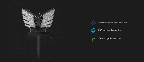 Đèn Sân Thể Thao Ghép Hình Cánh Chim HAWK ZSG-HK 480W đến 1440W | Zalaa/Soga Smart Lighting