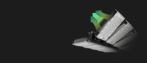 Đèn Sân Thể Thao Ghép Hình Cánh Chim HAWK ZSG-HK 480W đến 1440W | Zalaa/Soga Smart Lighting