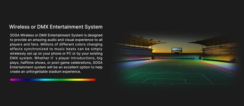 Đèn Sân Thể Thao điều khiển thông minh không dây ZSG-JRS 150W đến 450W | Zalaa/Soga Smart Lighting