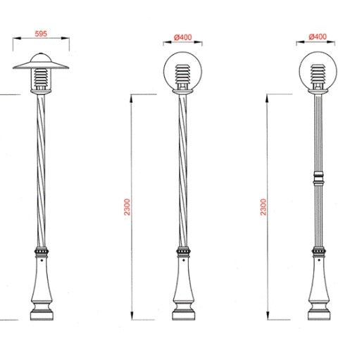 Khung Móng M10x190x190x4 ZALAA Cho Cột Đèn LED