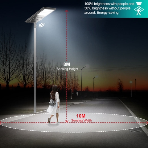 Đèn Đường Năng Lượng Mặt Trời Tất Cả Trong Một ZALAA ZL-AIO-CL Cao Cấp Cho Đô Thị