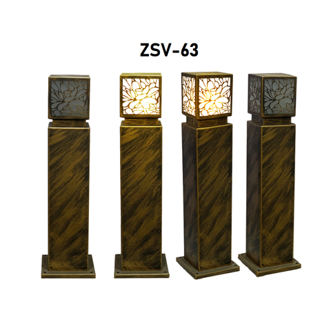 ✅ Trụ Đèn LED | Nấm Sân Vườn ZSV Kiểu dàng vuông cao từ 30cm đến 1m