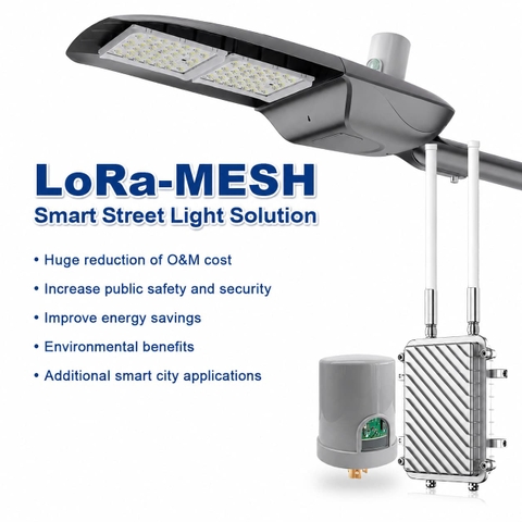 Giải Pháp Hệ Thống Điều Khiển Đèn Đường Thông Minh LoRa-MESH ZL-LoRaMESH-AC | ZALAA Jsc