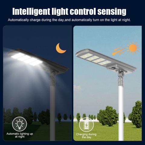 Đèn Đường Năng Lượng Mặt Trời All-In-One ZALAA ZL-JHB-S (30W/40W/50W) Siêu Sáng