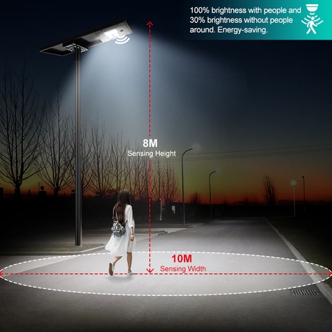 Đèn Đường Năng Lượng Mặt Trời Tích Hợp ZALAA ZL-HDC02 Thông Minh