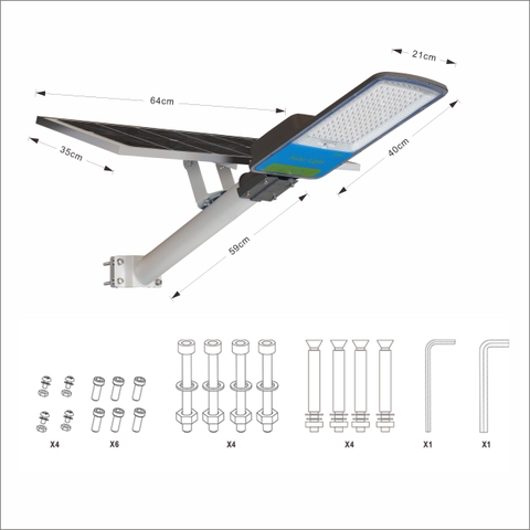 Đèn Đường Năng Lượng Mặt Trời ZALAA ZL-HWX Chuyên Dụng Bền Bỉ - Giải Pháp Chiếu Sáng Thông Minh