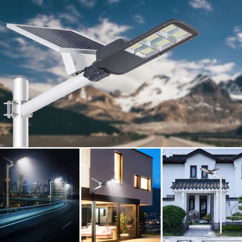 Đèn Đường Năng Lượng Mặt Trời Liền Thể ZALAA ZL-JDW300 Thông Minh (15W - 10Ah)