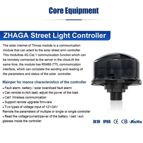 Bộ Điều Khiển Đèn Đường Thông Minh ZHAGA Tích Hợp Lora-Mesh ZALAA