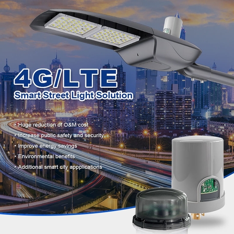 Bộ Điều Khiển Đèn Đường Thông Minh 4G/LTE ZALAA Chuẩn NEMA- Giải Pháp Smart City