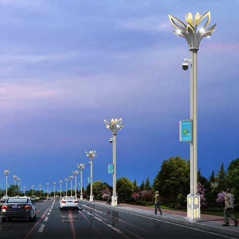 Cột Đèn Đường Thông Minh ZALAA ZL-POLE19 Tích Hợp Đa Năng Tiêu Chuẩn IP65
