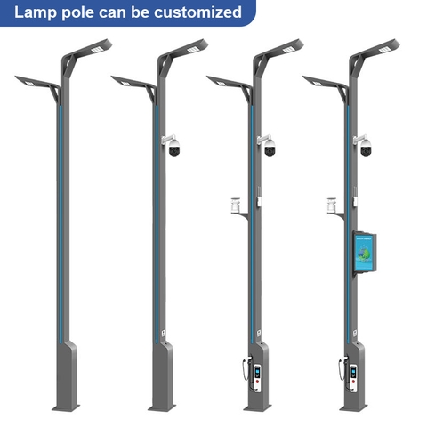 Cột Đèn Đường Thông Minh ZALAA ZL-SMARTPOLE18 Tích Hợp Đa Năng | Giải Pháp Chiếu Sáng Đô Thị