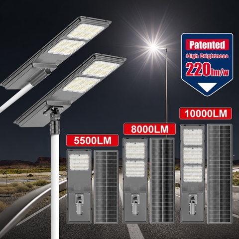 Đèn Đường Năng Lượng Mặt Trời Nguyên Khối ZALAA ZL-CH-CL 220lm/W Thông Minh