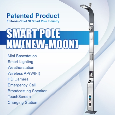 Cột Đèn Đường Thông Minh ZALAA ZL-NM Tích Hợp Đa Năng Cho Đô Thị