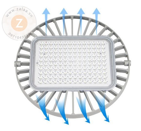 Đèn highbay led OEM Done + Philips 150w mã số ZUFO-150DPL ZALAA bảo hành 3 năm