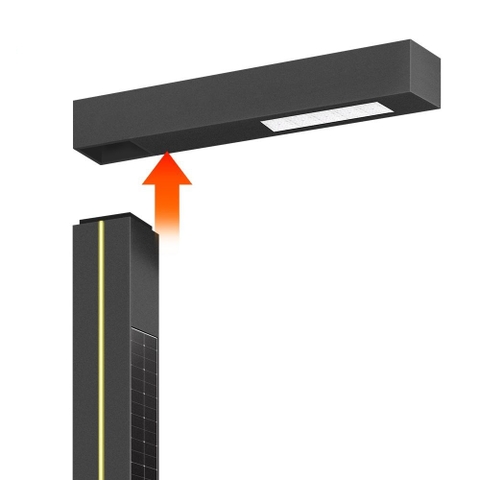 Cột Đèn Sân Vườn Năng Lượng Mặt Trời Lắp Ghép Đa Sắc ZL-001C3 Cao Cấp – Giải Pháp Chiếu Sáng ZALAA Jsc