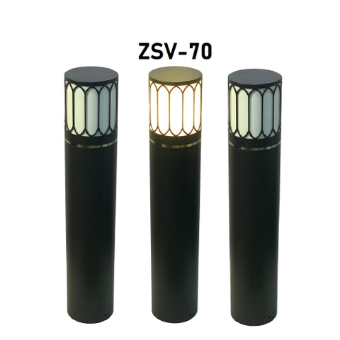 ✅ Trụ Đèn LED | Nấm Sân Vườn ZSV Kiểu dàng tròn cao từ 30cm đến 1m