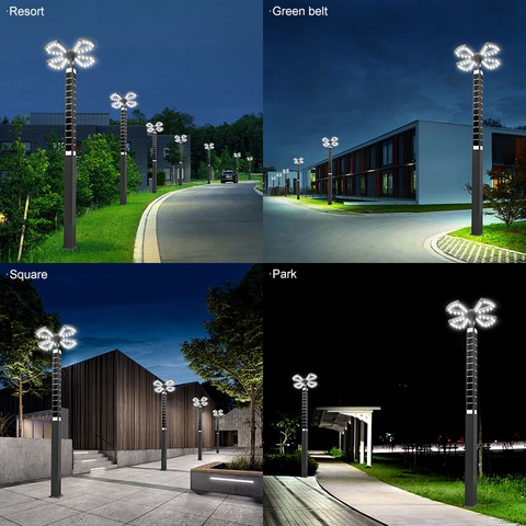 Cột Đèn Sân Vườn Năng Lượng Mặt Trời Lục Giác ZALAA ZL-GSL127-1 | Giải Pháp Chiếu Sáng Thông Minh Đỉnh Cao