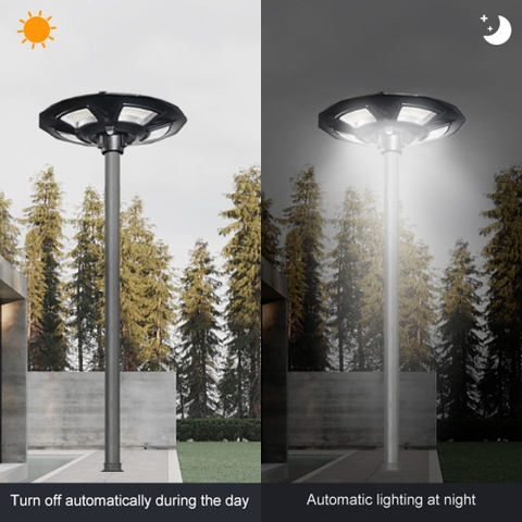Đèn Sân Vườn Năng Lượng Mặt Trời UFO ZALAA ZL-FD-5 Siêu Sáng Cao Cấp
