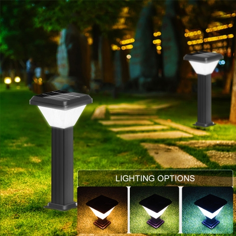 Đèn Cột Sân Vườn Năng Lượng Mặt Trời ZALAA ZL-FXX Thông Minh Chống Nước IP65