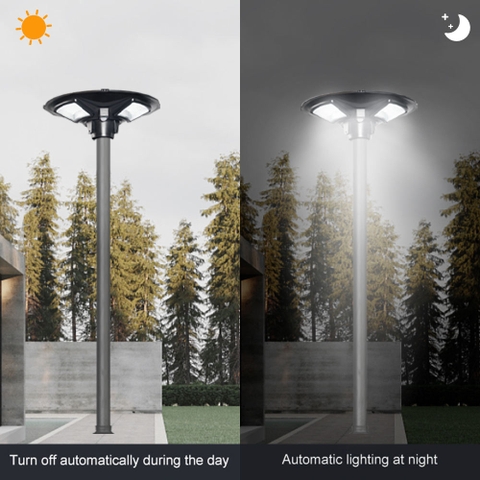 Đèn Sân Vườn Năng Lượng Mặt Trời UFO ZALAA ZL-BSFD3 Chống Nước IP65