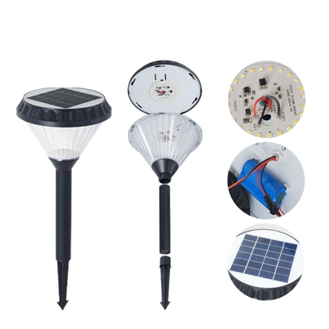 Đèn Sân Vườn Năng Lượng Mặt Trời ZALAA ZL-CPD Cao Cấp, Thông Minh Đổi Màu