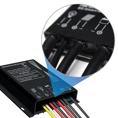 Bộ Điều Khiển Sạc Năng Lượng Mặt Trời ZALAA ZL-PRO-MPPT(IoT)15A Thông Minh MPPT IP67