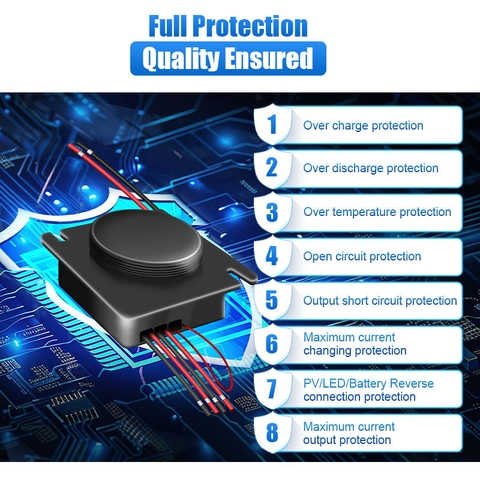 Bộ Điều Khiển Sạc Năng Lượng Mặt Trời MPPT Chống Nước ZALAA ZL-PDM-HK