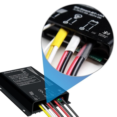 Bộ Điều Khiển Sạc Năng Lượng Mặt Trời Thông Minh MPPT 15A Chống Nước ZALAA