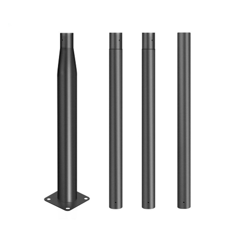 Cột Đèn Đường Mạ Kẽm Lắp Ghép Thông Minh ZL-DGPJ 2.5M - 6M Kèm Phụ Kiện Lắp Đặt Đạt Chuẩn | ZALAA Jsc