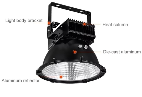 Đèn LED Highbay Công Suất Cao Sân Thể Thao Nhà Xưởng 600W ZL-HBP600 ZALAA