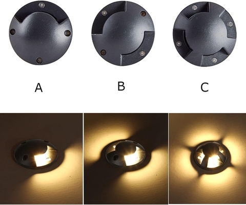 Đèn LED Âm Đất 4 Hướng ZAD-4H Dẫn Đường Đi Trang Trí Cảnh Quan Ngoài Trời