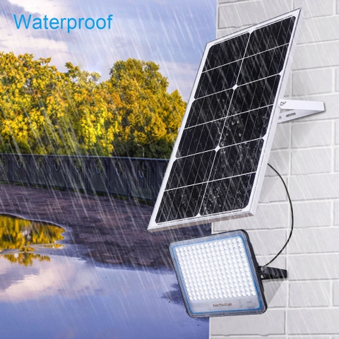 Đèn Pha Năng Lượng Mặt Trời Thông Minh ZALAA ZL-SFL-D Chống Nước IP65 Cao Cấp