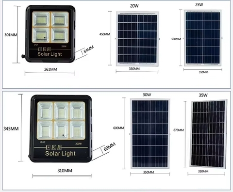 Đèn Pha Năng Lượng Mặt Trời ZALAA Sân Vận Động Chống Nước IP67 (100W-300W)