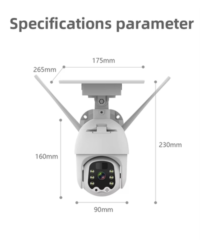 Camera Giám Sát Năng Lượng Mặt Trời 4G ZALAA ZL-Q54G Chống Nước IP65