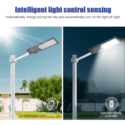 Đèn Đường Năng Lượng Mặt Trời Tích Hợp ZALAA ZL-AIO-LL Cao Cấp Cho Đô Thị