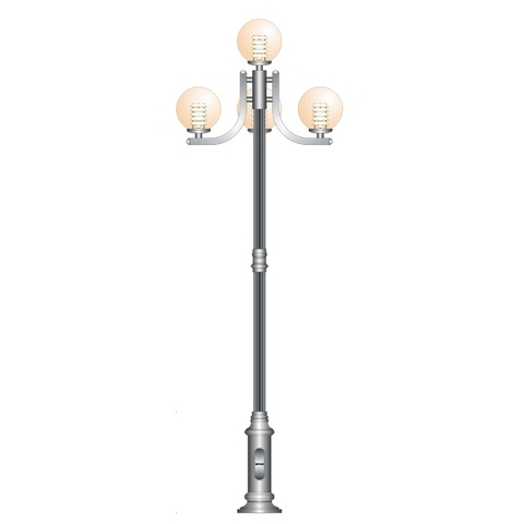 Đế Cột Nouvo - Chân Đế Cột Đèn Nhôm Gang Thép Bền Bỉ Chịu Lực Cao