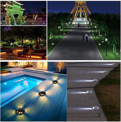 Đèn LED Âm Đất 4 Hướng ZAD-4H Dẫn Đường Đi Trang Trí Cảnh Quan Ngoài Trời