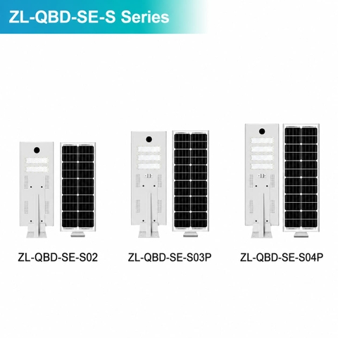 Đèn Đường Năng Lượng Mặt Trời Tích Hợp 60W ZL-QBD-SE-S03P – ZALAA Jsc