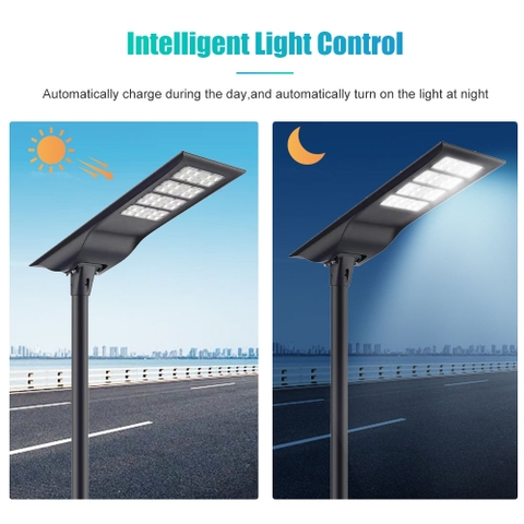 Đèn Đường Năng Lượng Mặt Trời Nguyên Khối ZALAA ZL-LJ-GC Đột Phá Công Nghệ MPPT