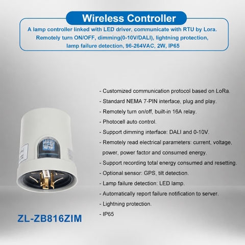 Giải Pháp Đèn Đường Thông Minh ZALAA LoRa-MESH (ZL-SSL-LoRa-MESH) Quản Lý Đô Thị Hiện Đại
