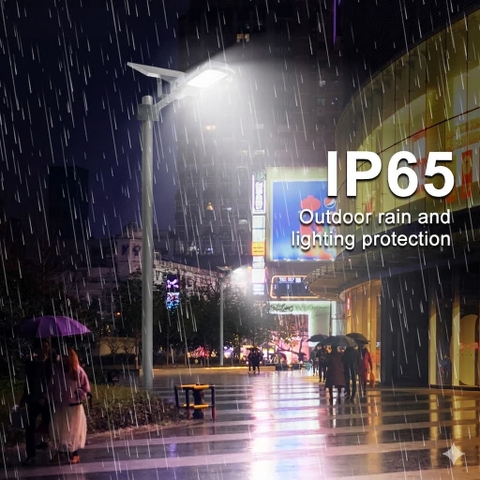 Đèn Đường Năng Lượng Mặt Trời Thông Minh ZALAA ZL-GMX Cao Cấp Chống Nước IP66